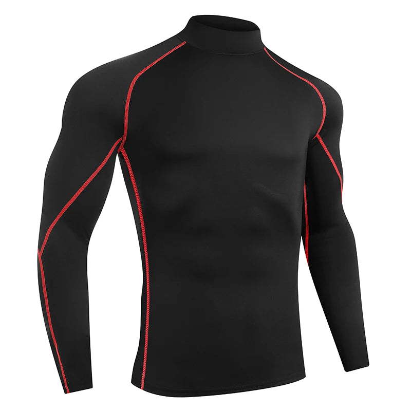 Men Running T Shirt Quick Dry Bodybuilding Sport Shirt Long Sleeve Compression Top Fitness Tight Rashgard Gym T-Shirt Men