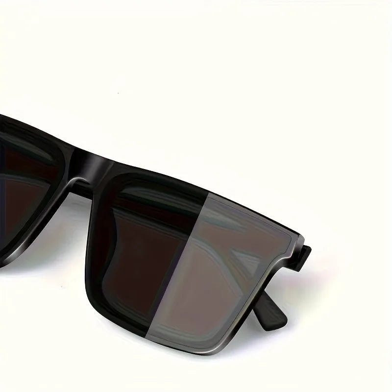 1Pc Men Simple Black Square Fashion Glasses