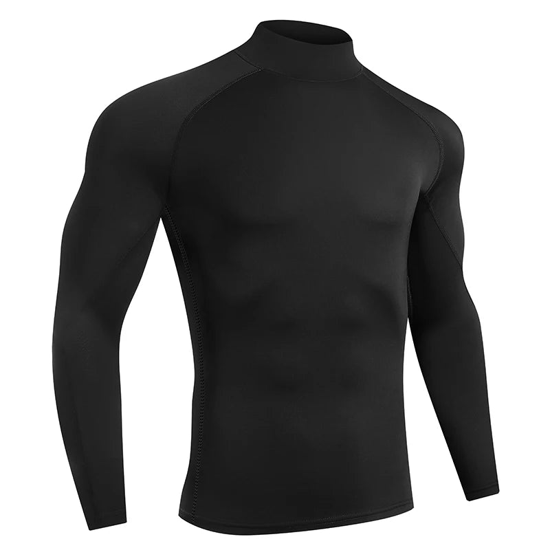 Men Running T Shirt Quick Dry Bodybuilding Sport Shirt Long Sleeve Compression Top Fitness Tight Rashgard Gym T-Shirt Men