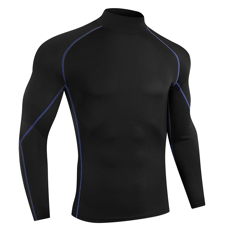 Men Running T Shirt Quick Dry Bodybuilding Sport Shirt Long Sleeve Compression Top Fitness Tight Rashgard Gym T-Shirt Men