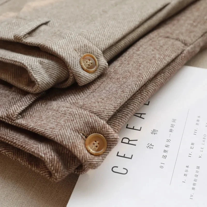 Woolen unibody Harem Pencil Pants 